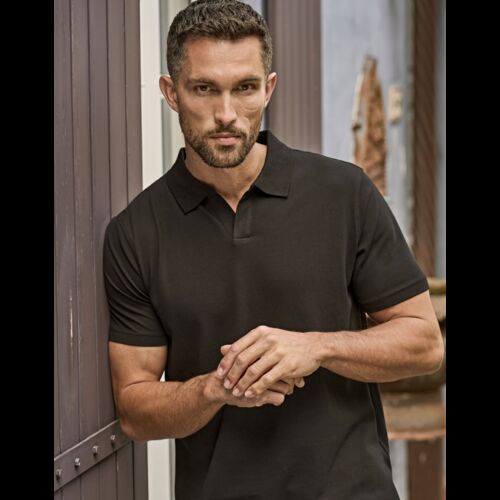 Men's Luxury Stretch V-Neck Polo Thumbnail