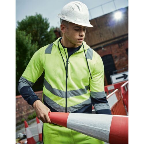 Pro Hi Vis Full Zip Hoodie Thumbnail