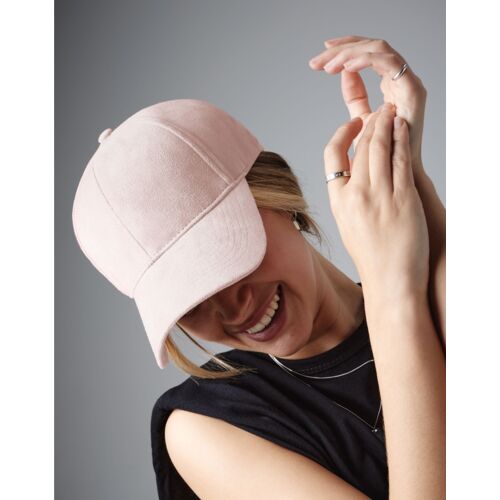 Faux Suede 6 Panel Cap Thumbnail