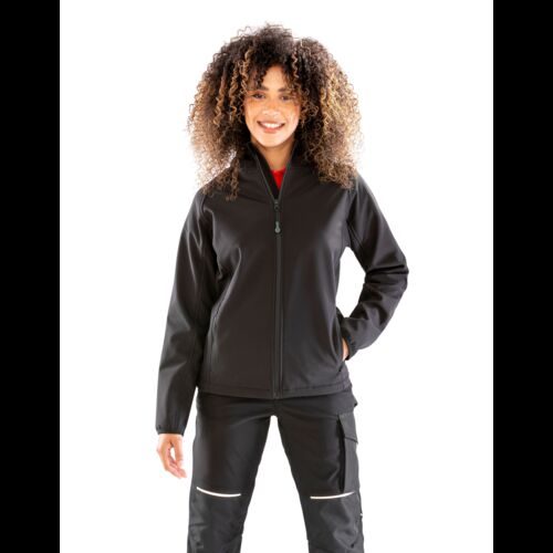 Ladies 3-Layer Recycled Printable Hooded Softshell Thumbnail