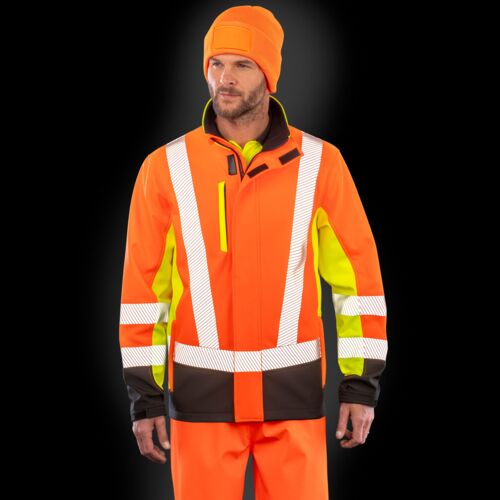 3-layer Printable 3-Tone Safety Softshell Thumbnail