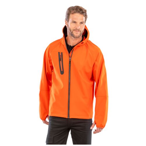 3-Layer Recycled Printable Casual Hooded Softshell Thumbnail