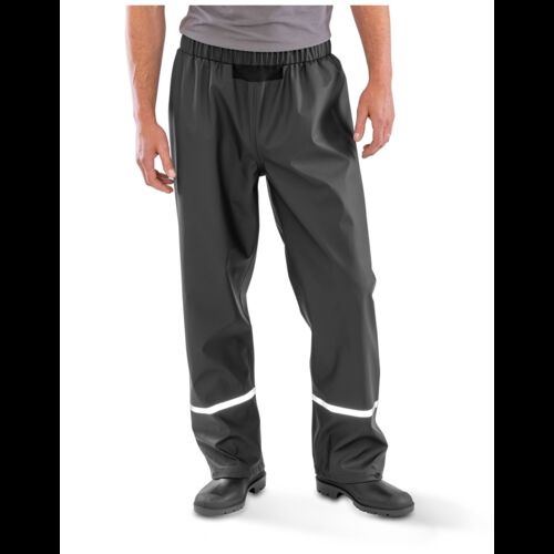 Prism PU Waterproof Trouser With Reflective Bands and Recycled Backing Thumbnail