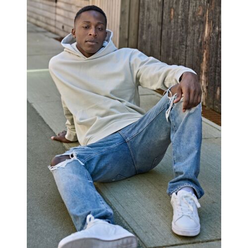 Unlabeled Heavy Loose Fit Hooded Sweatshirt Thumbnail