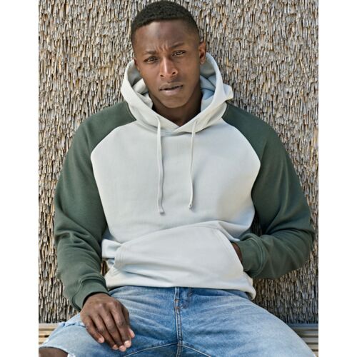 Unlabeled Two-Tone Hooded Sweatshirt Thumbnail