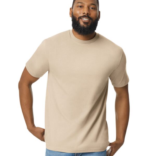 Softstyle Midweight Adult No Label Enzyme Wash T-Shirt Thumbnail