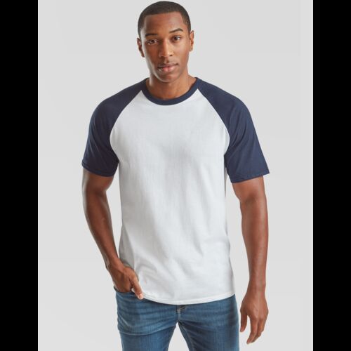 Men's Valueweight Short Sleeve Baseball T-Shirt Thumbnail