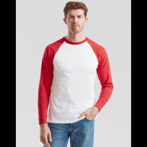 Men's Valueweight Long Sleeve Baseball T-Shirt Thumbnail