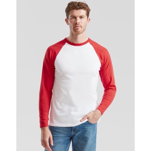 Men's Valueweight Long Sleeve Baseball T-Shirt Thumbnail