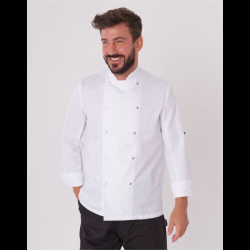 Long Sleeve Chef's Jacket (WH) Thumbnail