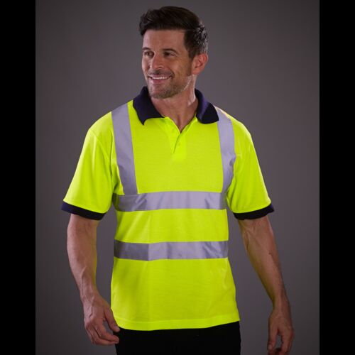 Hi-Vis Short Sleeve Polo Shirt Thumbnail