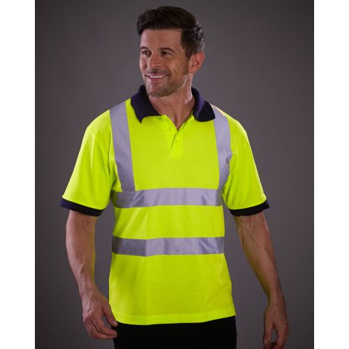 Hi-Vis Short Sleeve Polo Shirt Thumbnail