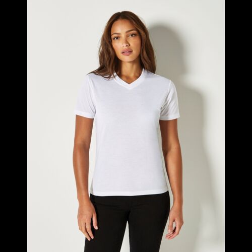 Ladies' Subli Plus® V-Neck T-Shirt Thumbnail