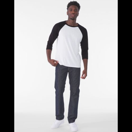 Canvas Unisex 3/4 Sleeve Baseball Tee Thumbnail