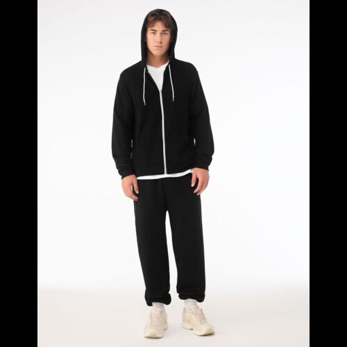 Canvas Unisex Poly-Cotton Fleece Full-Zip Hoodie Thumbnail
