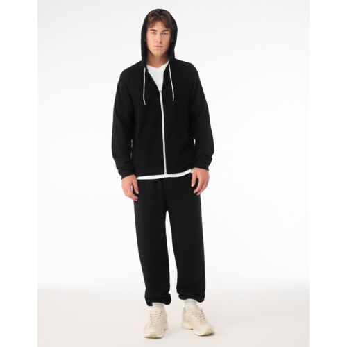 Canvas Unisex Poly-Cotton Fleece Full-Zip Hoodie Thumbnail