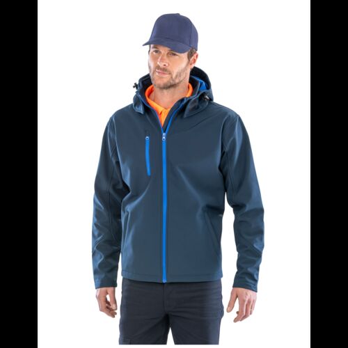 Men's Recycled Hooded Softshell Thumbnail