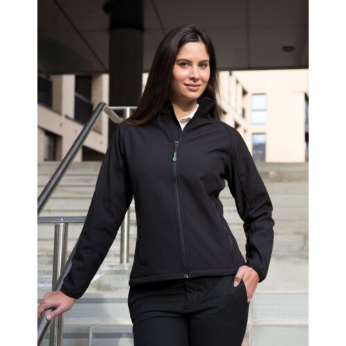 Ladies' Printable Softshell Jacket with Recycled Inner Fleece Thumbnail