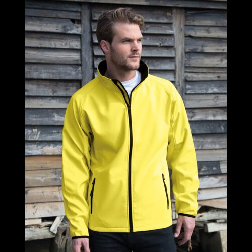 Men's Printable Softshell Jacket with Recycled Inner Fleece Thumbnail
