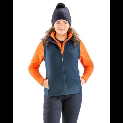 Ladies' Printable Softshell Bodywarmer with Recycled Fleece Inner Thumbnail