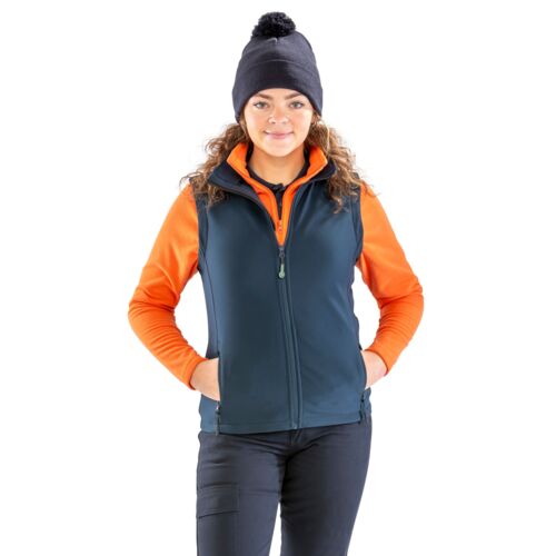 Ladies' Printable Softshell Bodywarmer with Recycled Fleece Inner Thumbnail