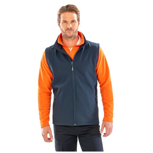 Men's Printable Softshell Bodywarmer with Recycled Fleece Inner Thumbnail