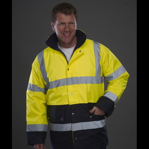 Hi-Vis Two Tone Motorway Jacket Thumbnail