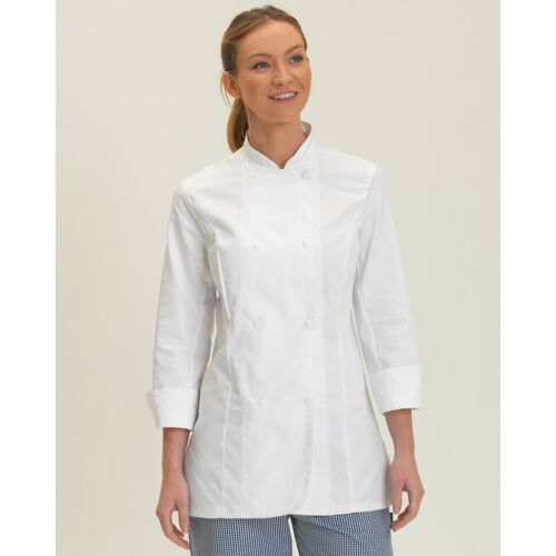 Ladies' Long Sleeve Fitted Chef's Jacket Thumbnail