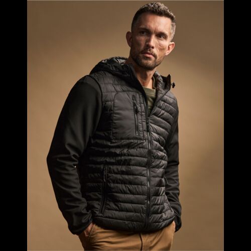 Men's Hooded Crossover Jacket Thumbnail