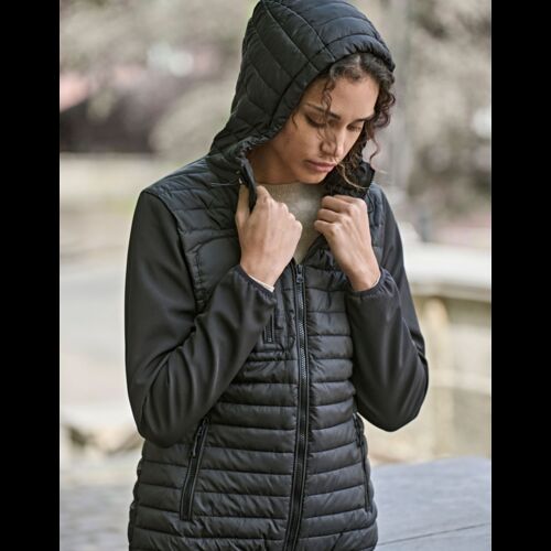 Ladies' Hooded Crossover Jacket Thumbnail