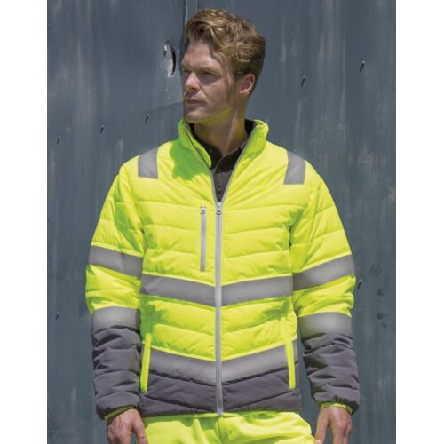 Men's Soft Padded Safety Jacket Thumbnail