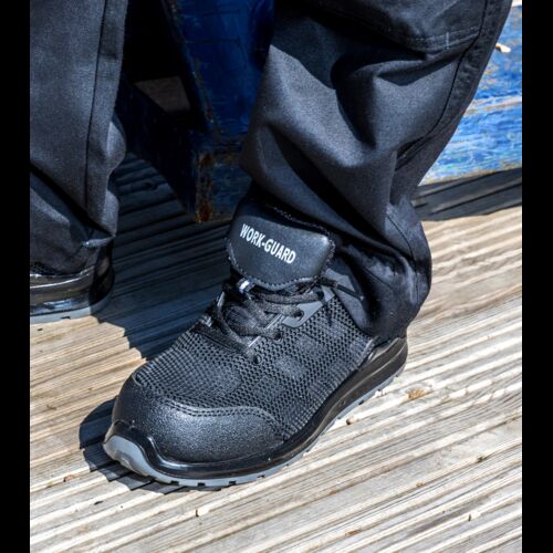 Unisex All Black Safety Trainer Thumbnail
