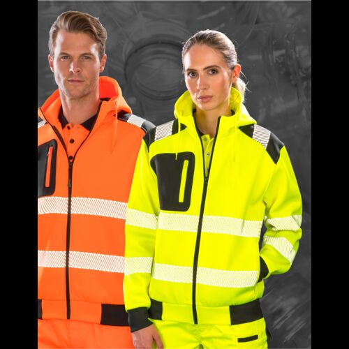 Recycled Zipped Safety Hoody Thumbnail